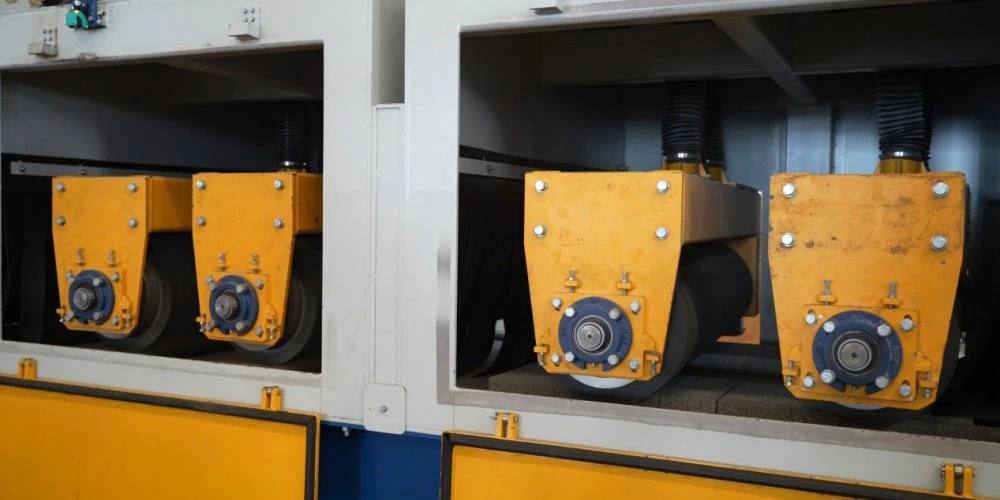 Concrete Block Shot Blasting Machine for Decorative Surface Finishing