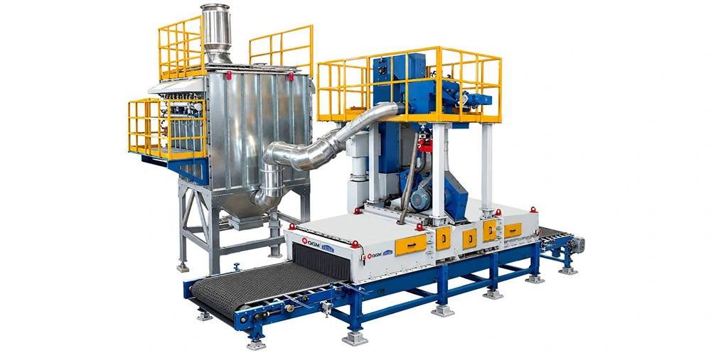 Concrete Block Shot Blasting Machine for Decorative Surface Finishing
